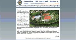Desktop Screenshot of loko-veseli.cz